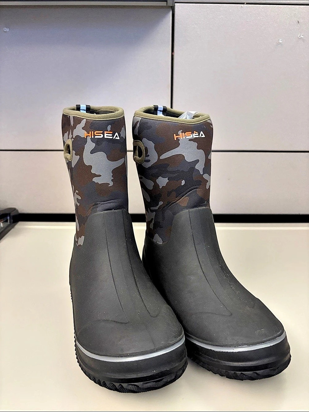 HISEA Kids Camo Rain Boots Kids US 7